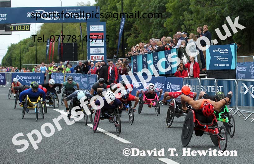 Wheelchair Great North Run. Photo: David T. Hewitson/Sports for All Pics
